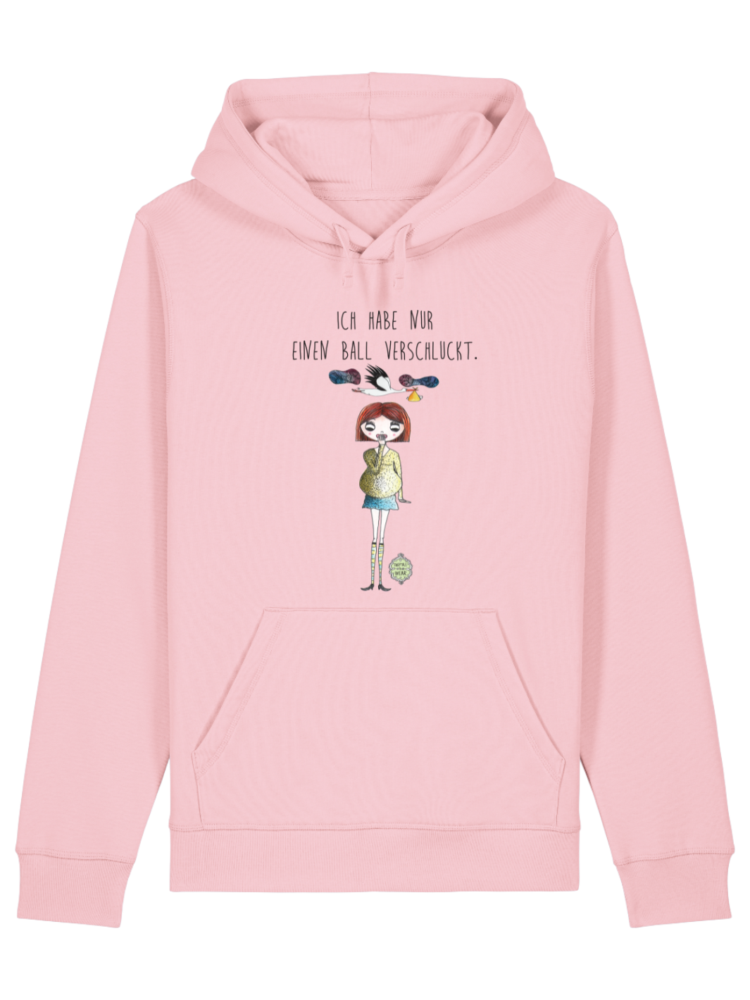 Ich habe nur einen Ball verschluckt  - Unisex Organic Hoodie