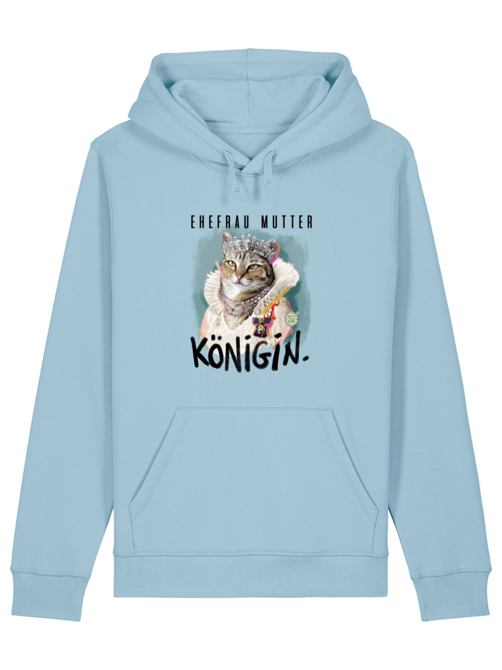 Ehefrau, Mutter, Königin  - Unisex Organic Hoodie