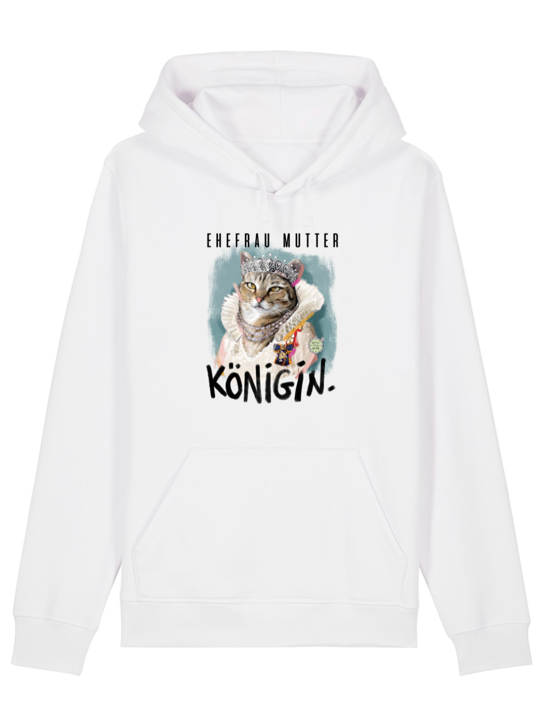 Ehefrau, Mutter, Königin  - Unisex Organic Hoodie