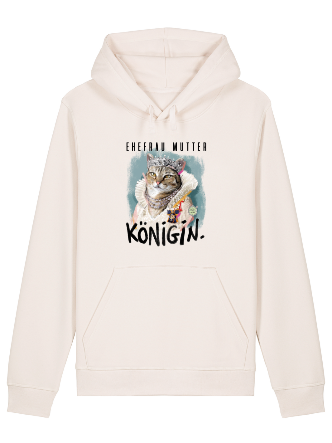 Ehefrau, Mutter, Königin  - Unisex Organic Hoodie