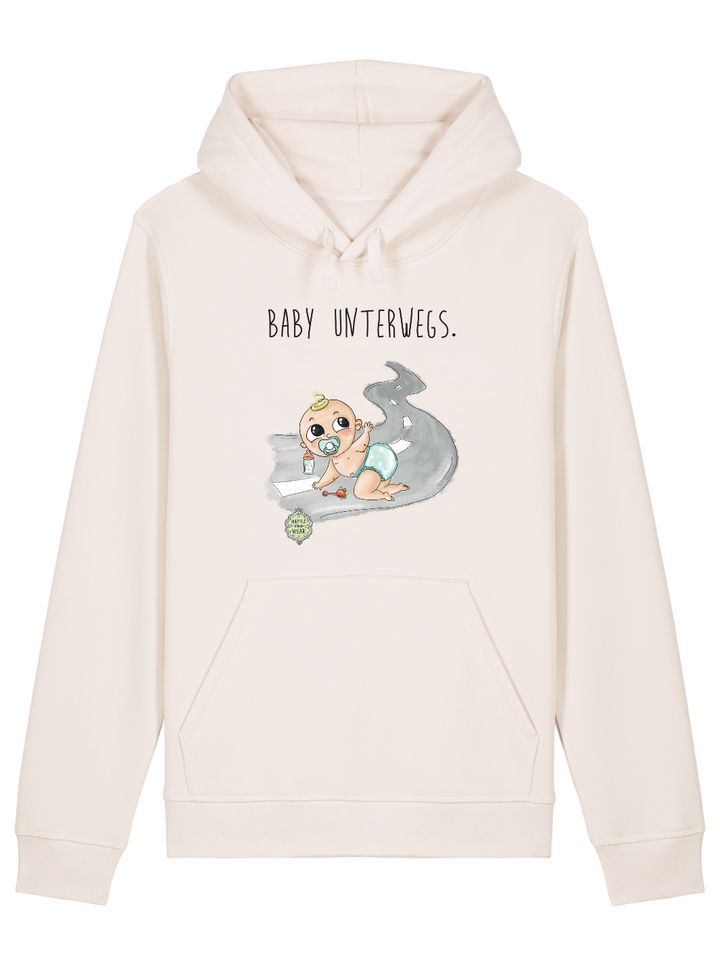 Baby unterwegs  - Unisex Organic Hoodie