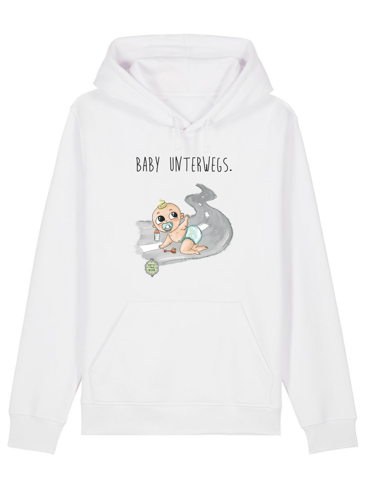 Baby unterwegs  - Unisex Organic Hoodie