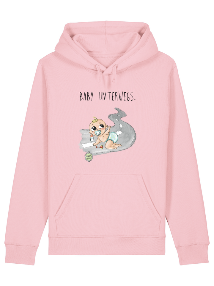 Baby unterwegs  - Unisex Organic Hoodie