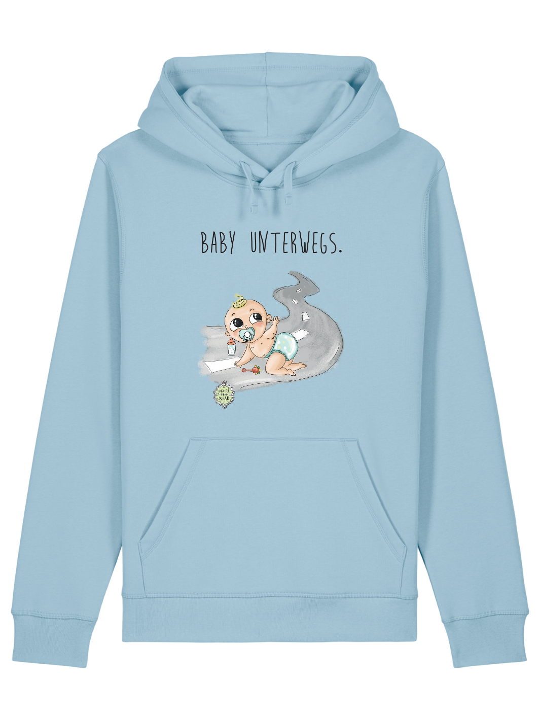 Baby unterwegs  - Unisex Organic Hoodie