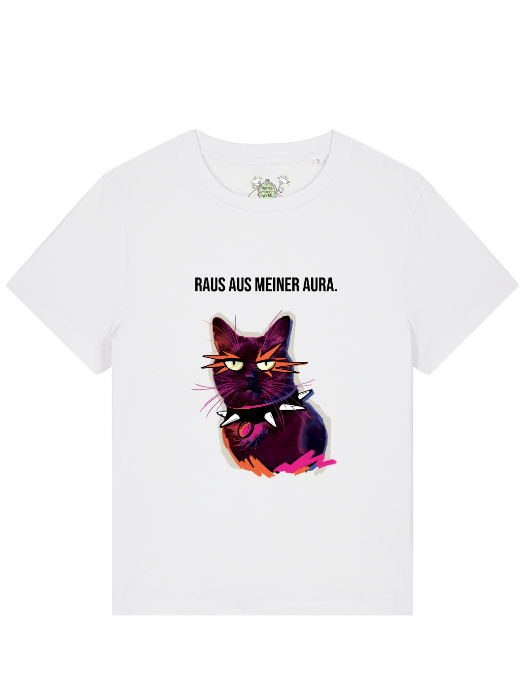 Raus aus meiner Aura  - 100% Bio Premium T-Shirt