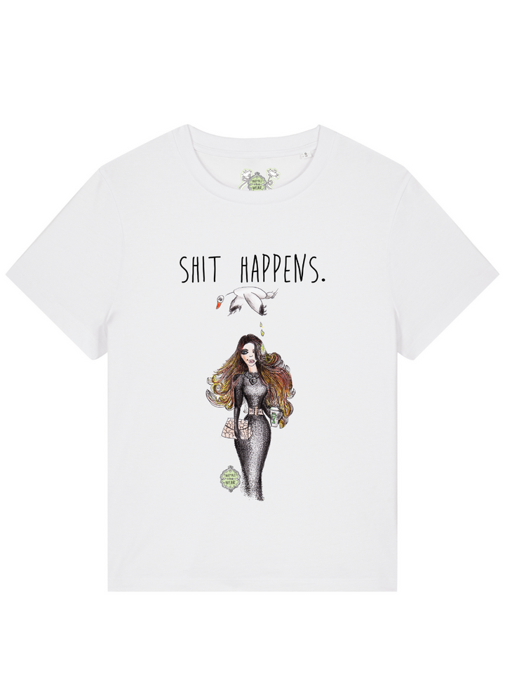 SHIT HAPPENS - 100% BIO, PREMIUM T-SHIRT