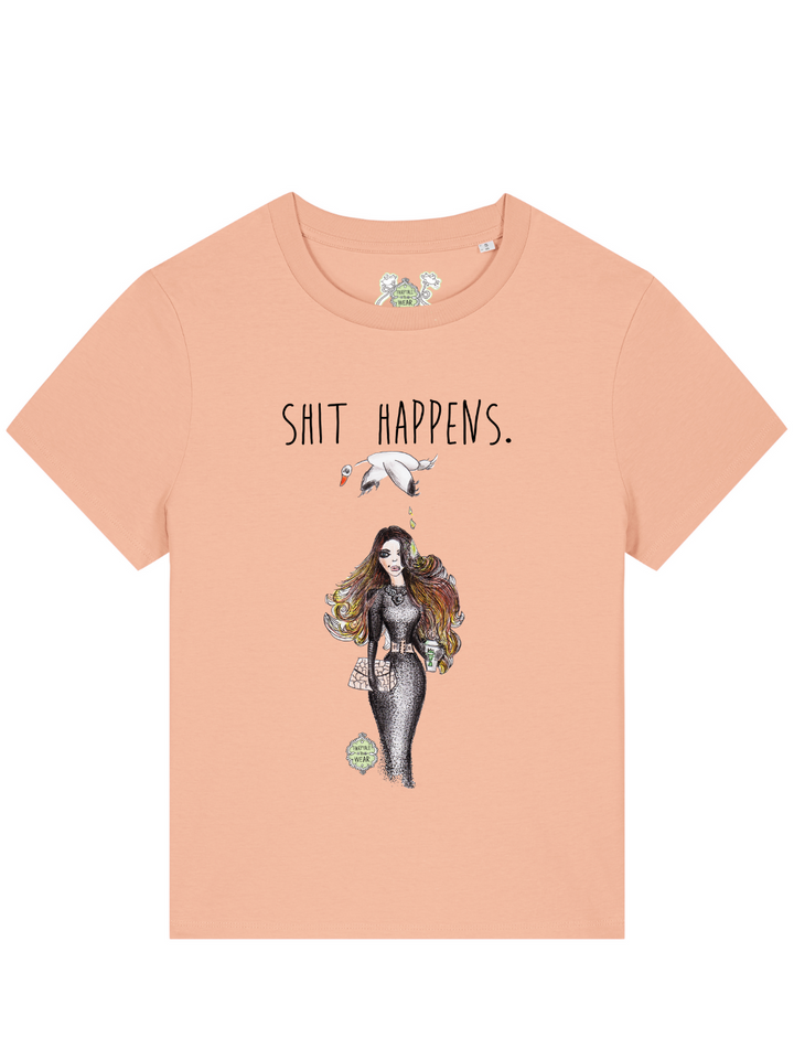 SHIT HAPPENS - 100% BIO, PREMIUM T-SHIRT