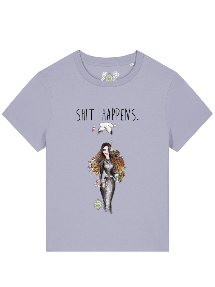 SHIT HAPPENS - 100% BIO, PREMIUM T-SHIRT