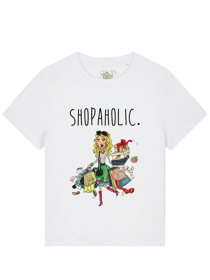 SHOPAHOLIC - 100% BIO, PREMIUM T-SHIRT