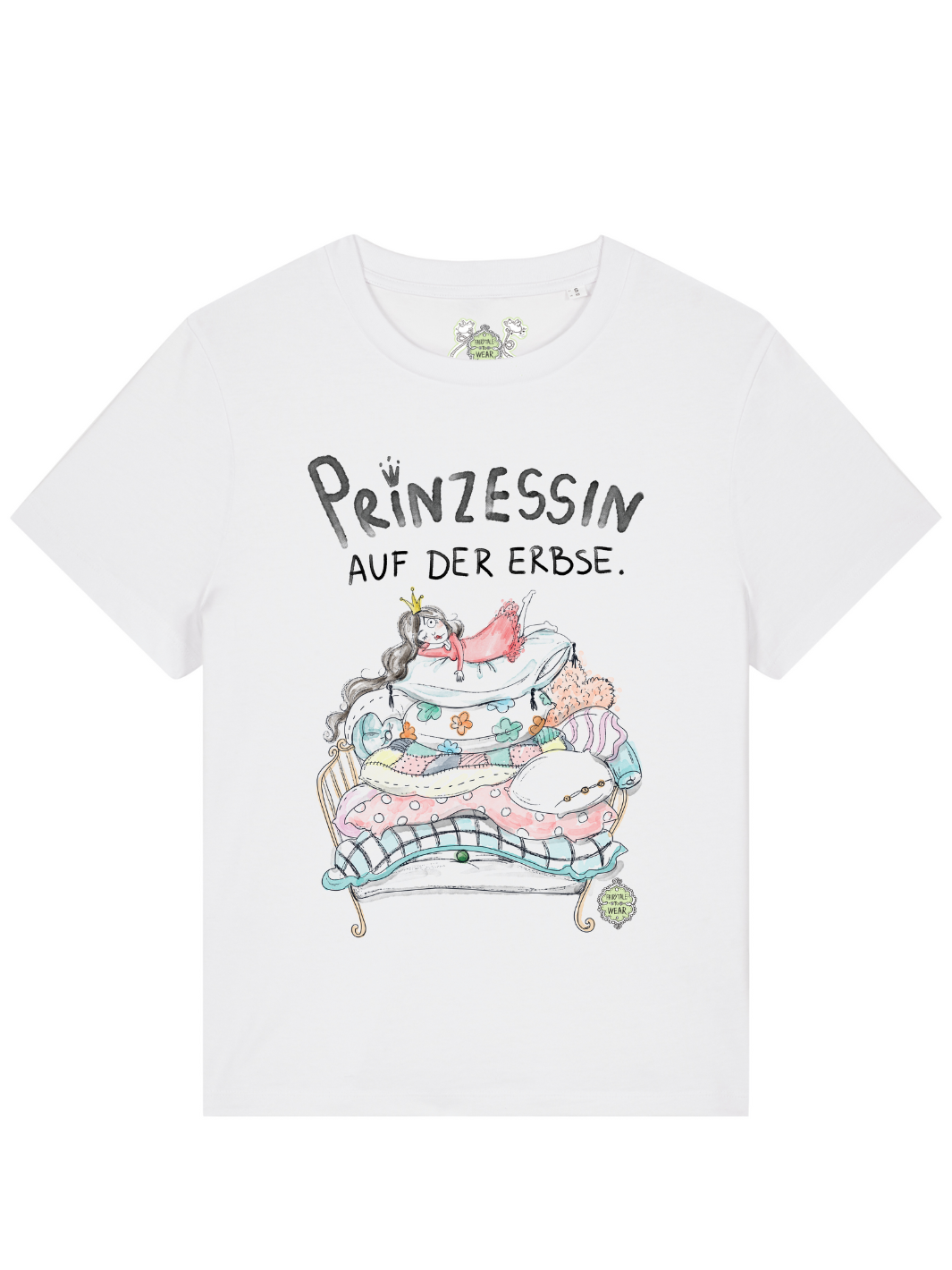 PRINZESSIN AUF DER ERBSE - 100% BIO, PREMIUM T-SHIRT