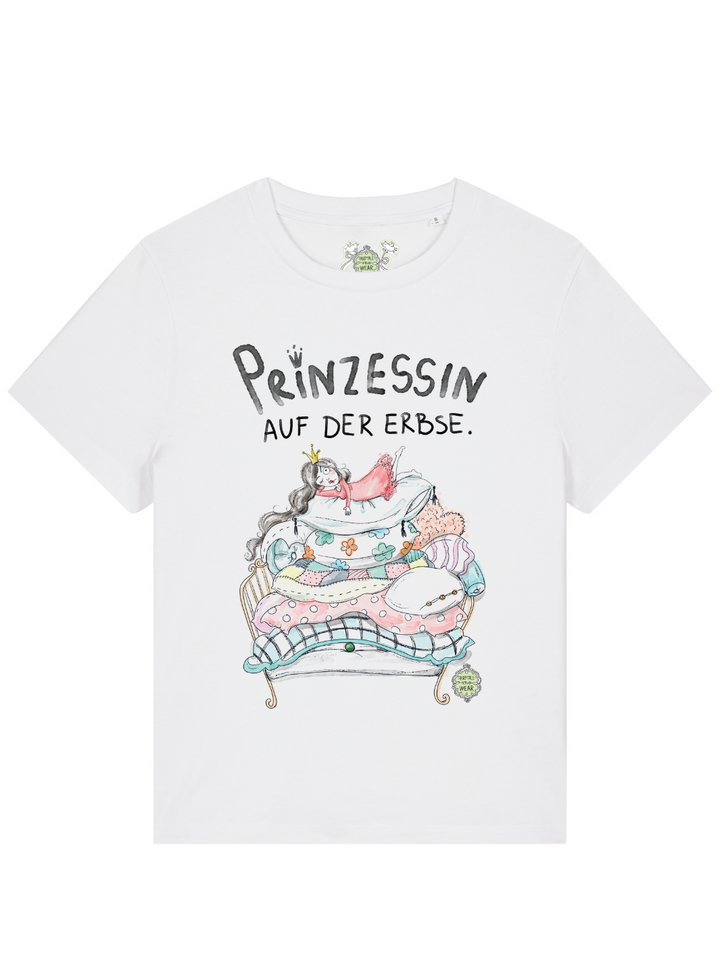 PRINZESSIN AUF DER ERBSE - 100% BIO, PREMIUM T-SHIRT