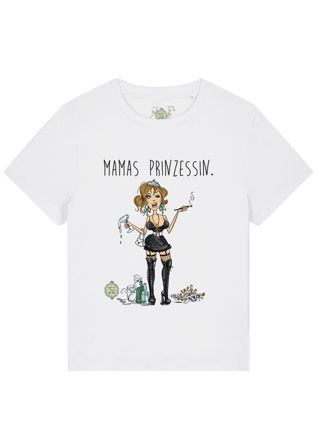 MAMAS PRINZESSIN - 100% BIO, PREMIUM T-SHIRT