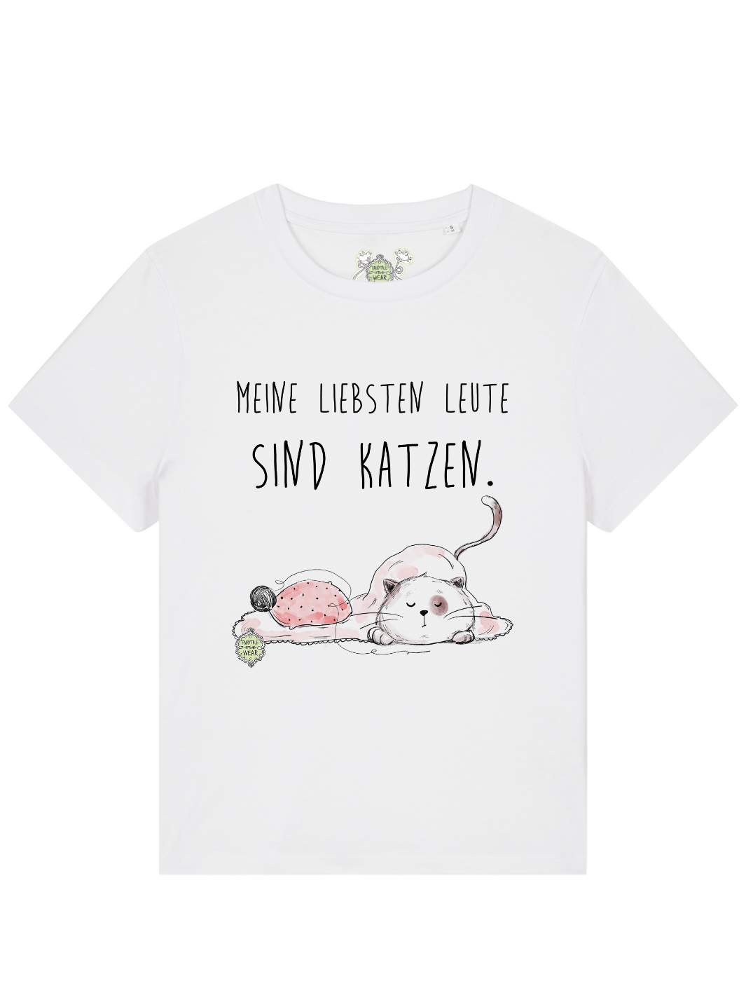 MEINE LIEBSTEN LEUTE SIND KATZEN - 100% BIO, PREMIUM T-SHIRT