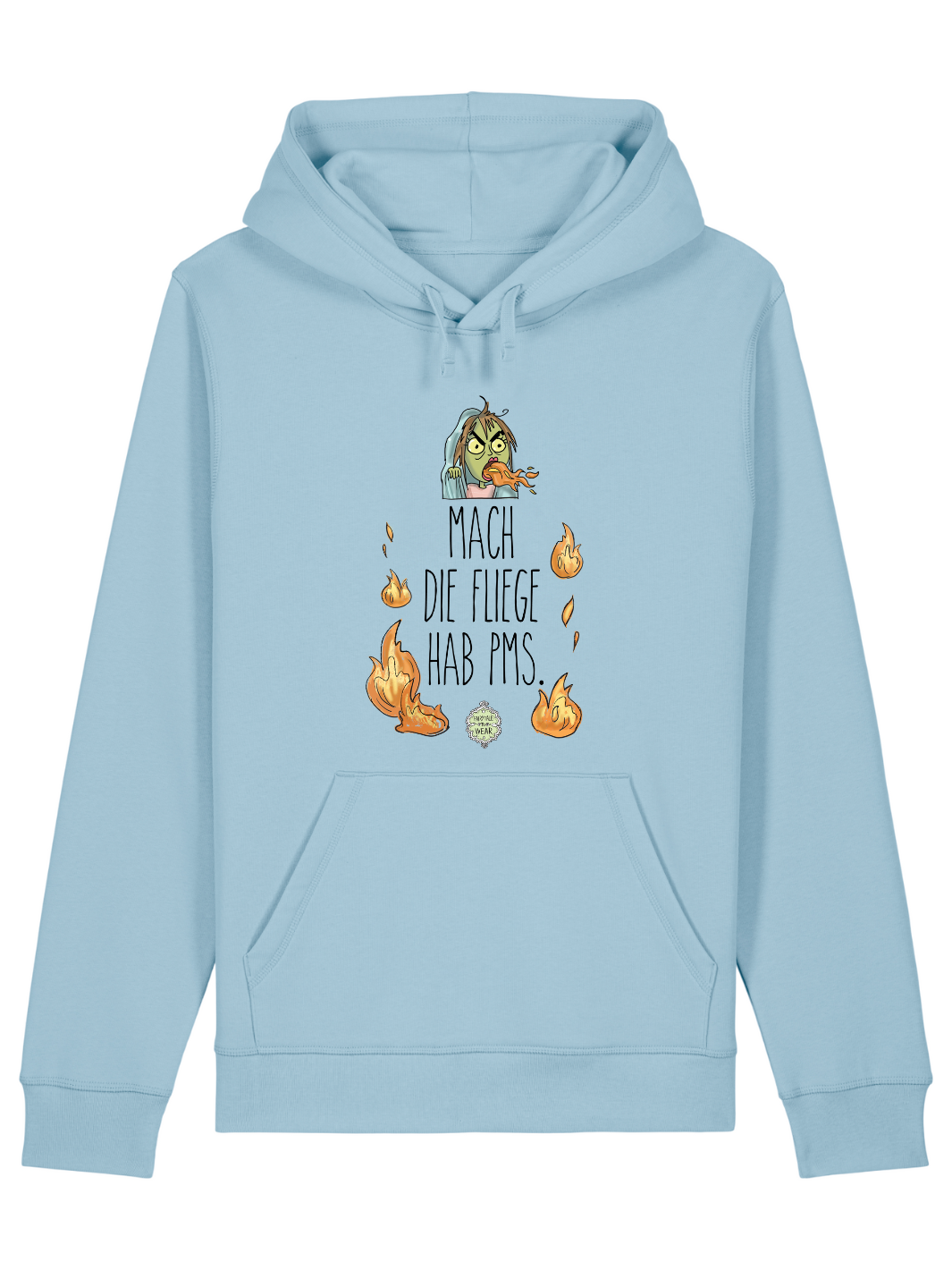 Mach die Fliege, hab PMS  - Unisex Premium Bio-Hoodie
