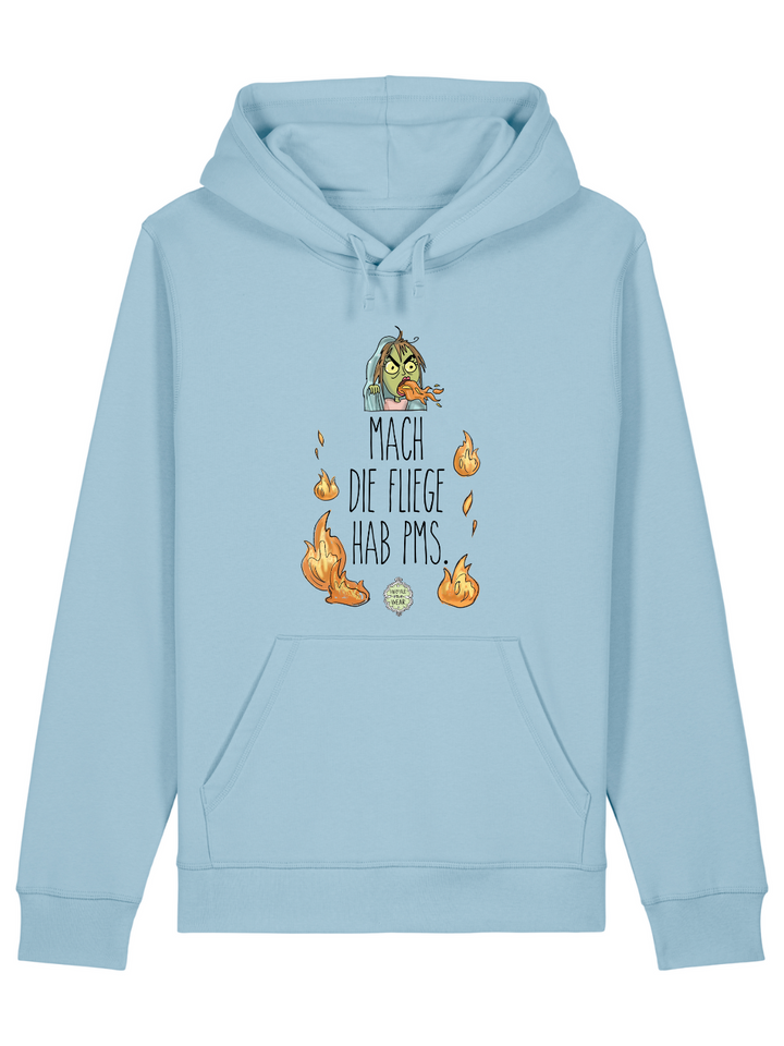 Mach die Fliege, hab PMS  - Unisex Premium Bio-Hoodie