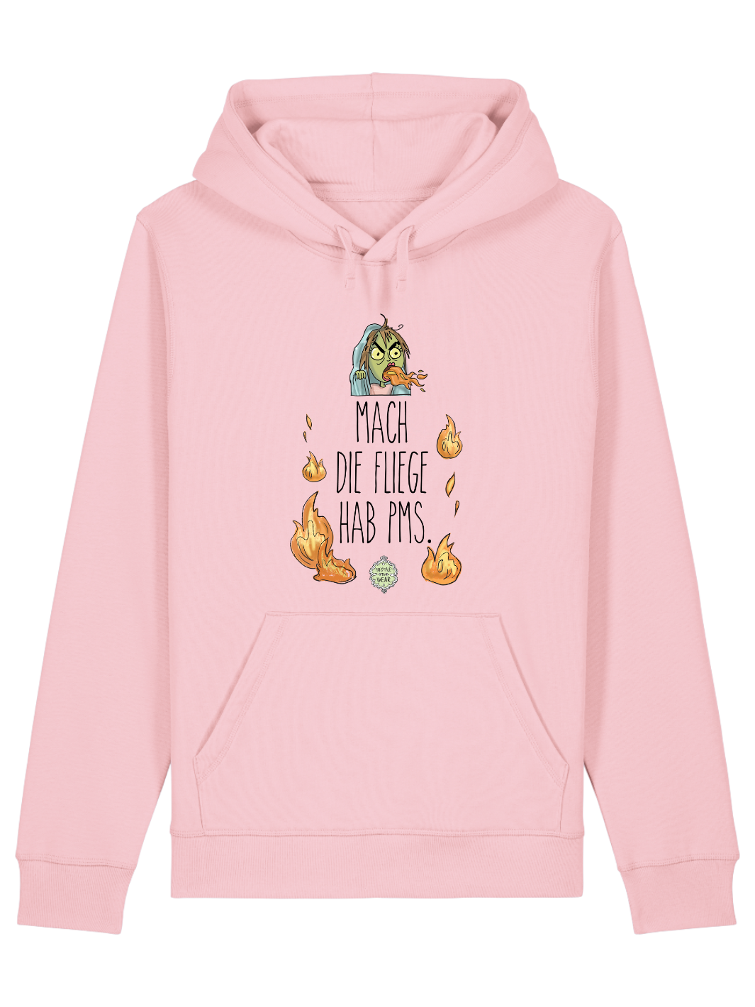 Mach die Fliege, hab PMS  - Unisex Premium Bio-Hoodie