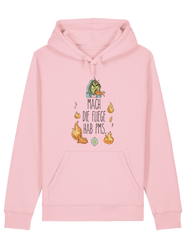Mach die Fliege, hab PMS  - Unisex Premium Bio-Hoodie
