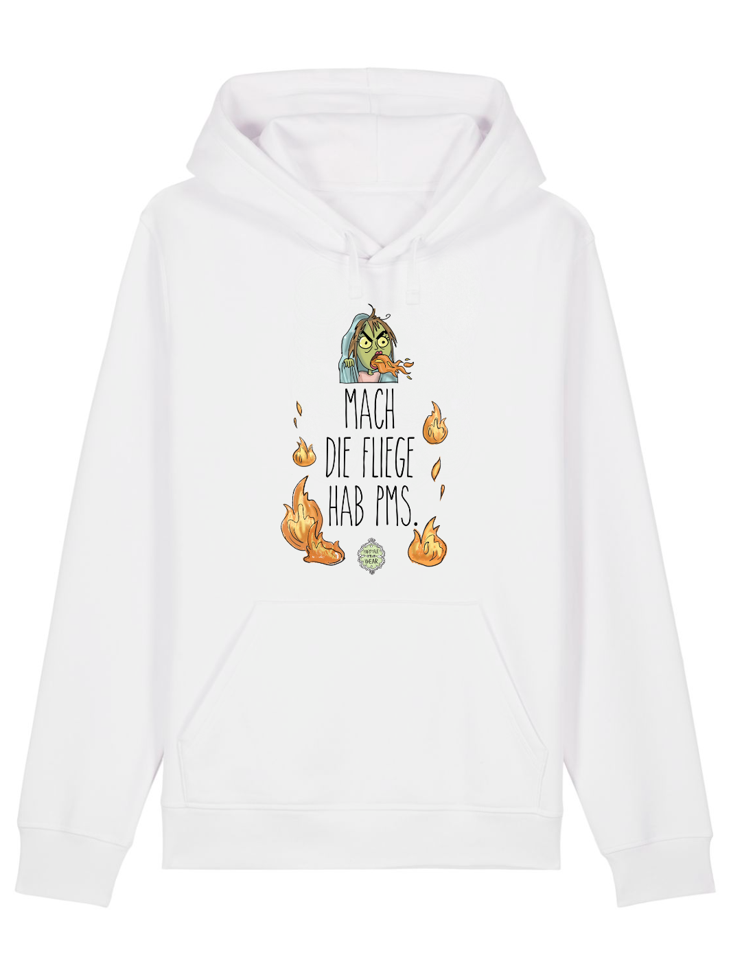 Mach die Fliege, hab PMS  - Unisex Premium Bio-Hoodie