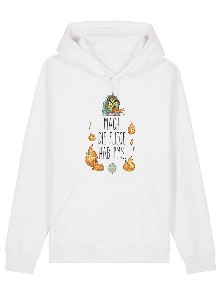 Mach die Fliege, hab PMS  - Unisex Premium Bio-Hoodie