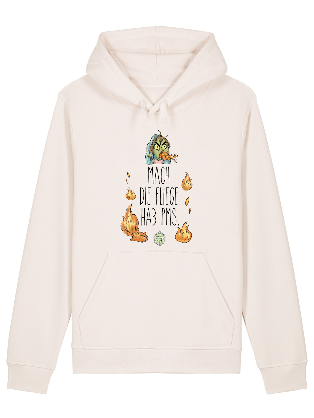 Mach die Fliege, hab PMS  - Unisex Premium Bio-Hoodie