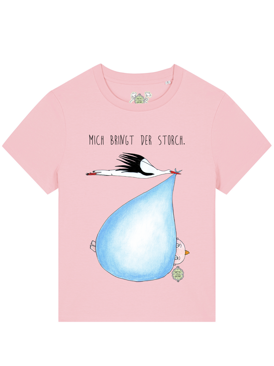 MICH BRINGT DER STORCH (JUNGE) - 100% Bio, Premium T-Shirt