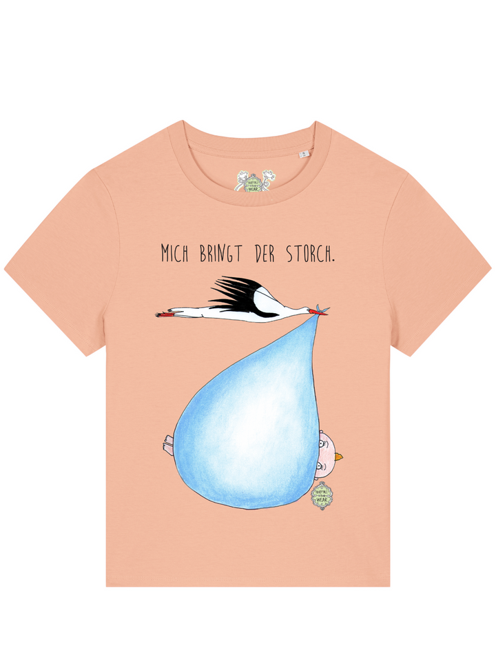 MICH BRINGT DER STORCH (JUNGE) - 100% Bio, Premium T-Shirt