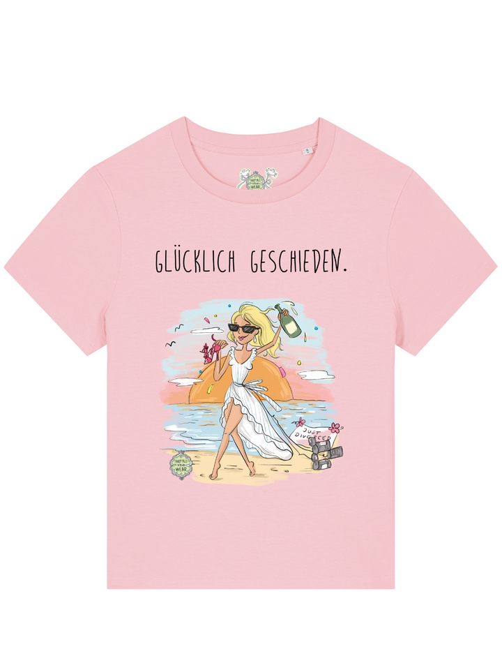 GLÜCKLICH GESCHIEDEN - 100% Bio, Premium T-Shirt