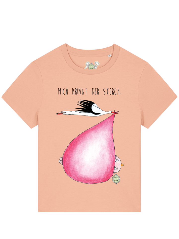 MICH BRINGT DER STORCH (MÄDCHEN) - 100% Bio, Premium T-Shirt