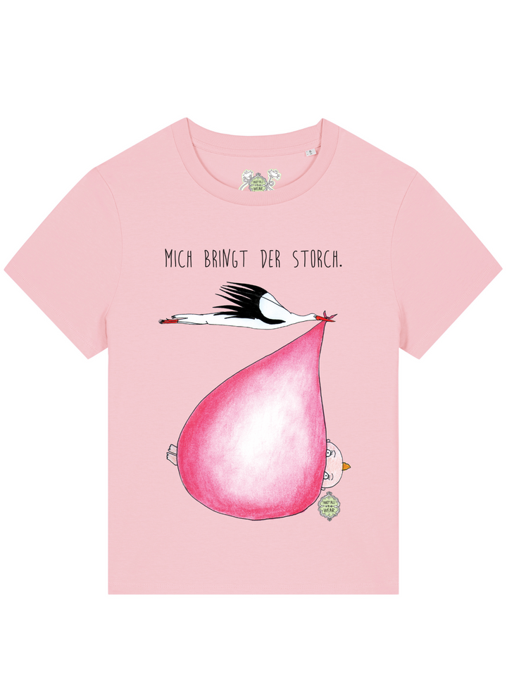 MICH BRINGT DER STORCH (MÄDCHEN) - 100% Bio, Premium T-Shirt