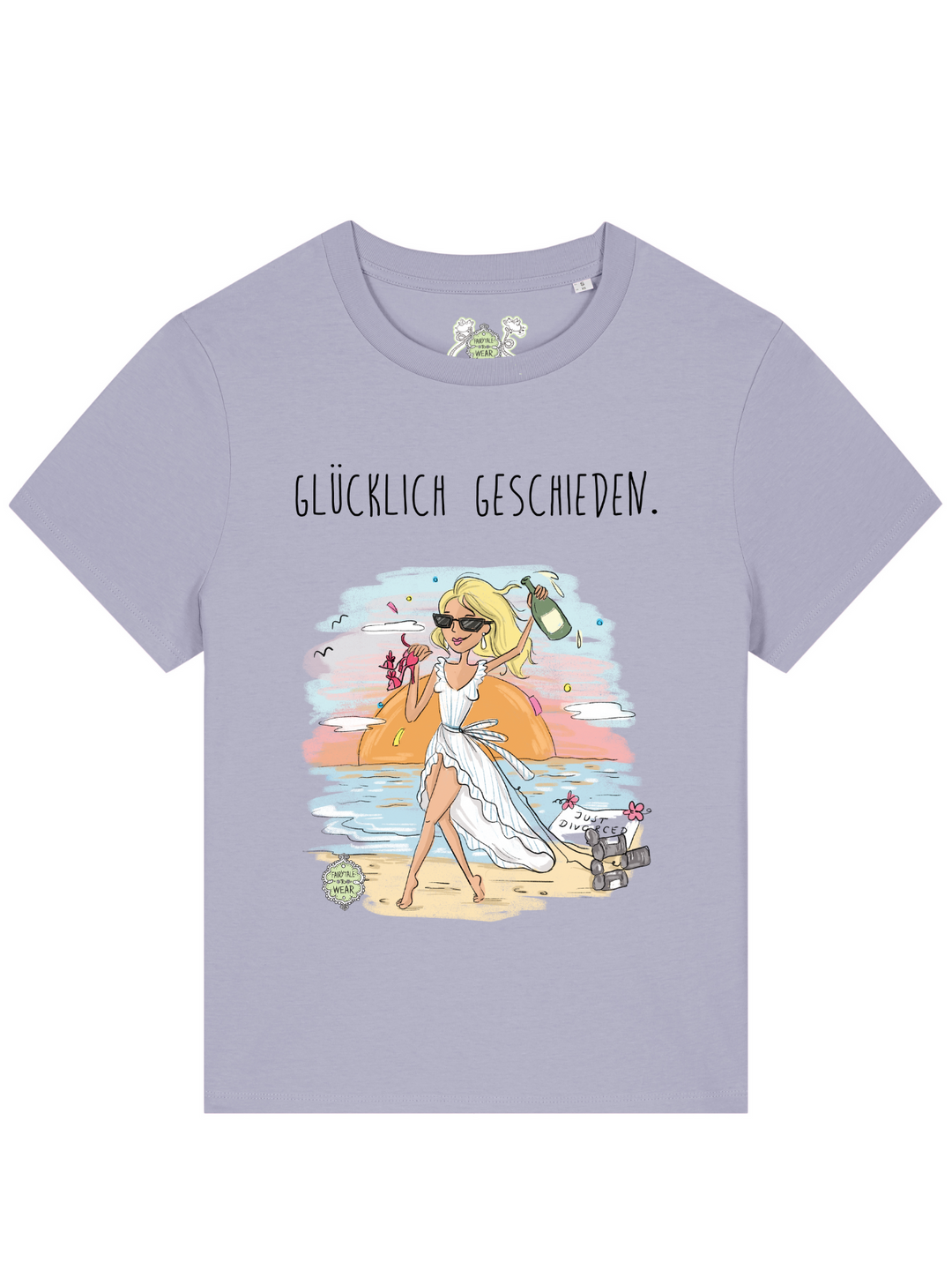 GLÜCKLICH GESCHIEDEN - 100% Bio, Premium T-Shirt