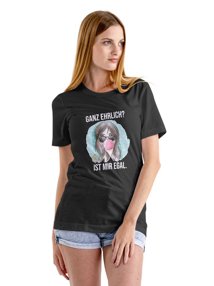 Ganz ehrlich, ist mir egal - Premium Organic T-Shirt (Unisex Schnitt)