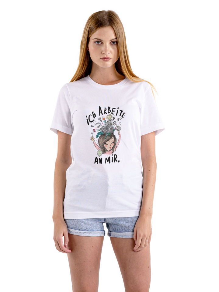 Ich arbeite an mir neues Design  - Premium Organic T-Shirt (Unisex Schnitt)