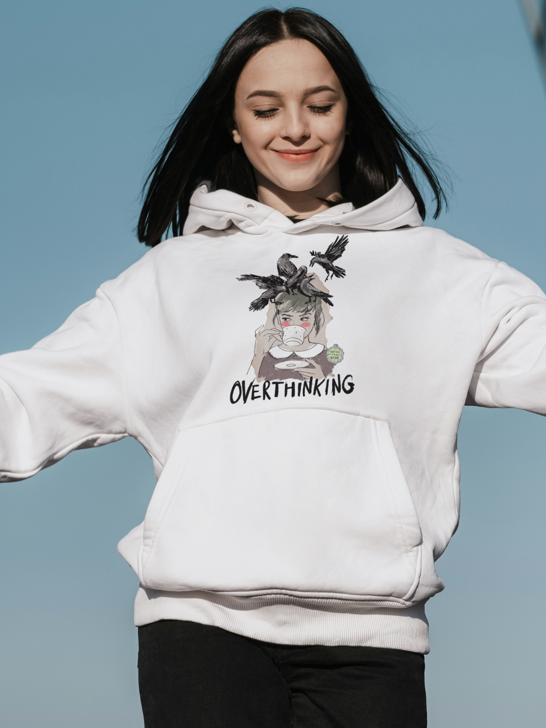 Overthinking  - Unisex Organic Hoodie