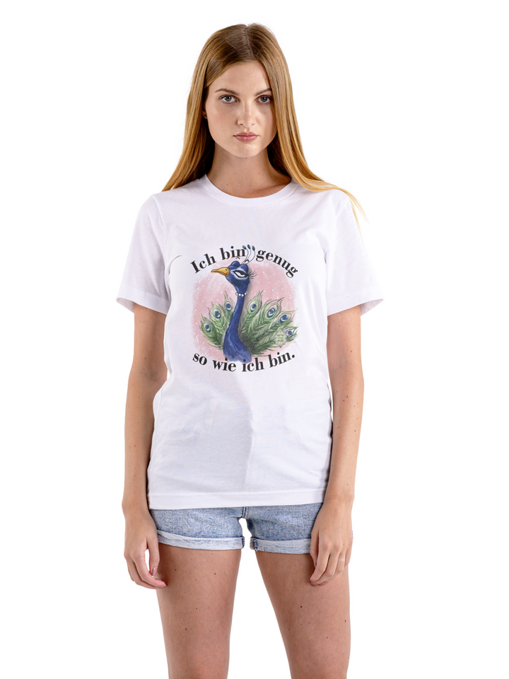 Ich bin genug, so wie ich bin  - Premium Organic T-Shirt (Unisex Schnitt)