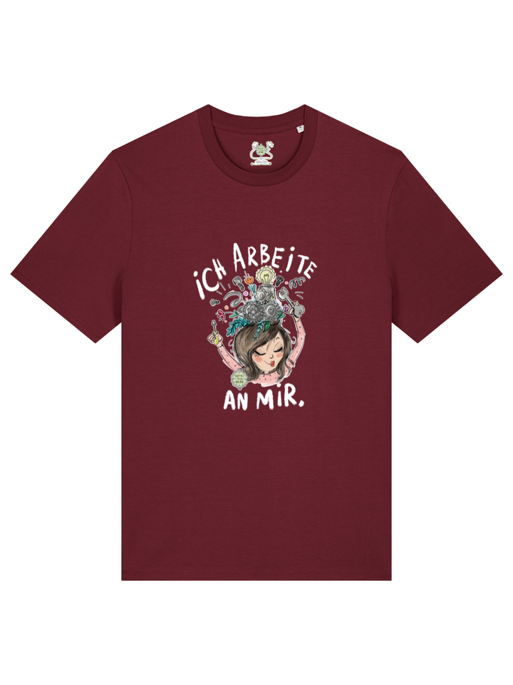 Ich arbeite an mir neues Design  - Premium Organic T-Shirt (Unisex Schnitt)