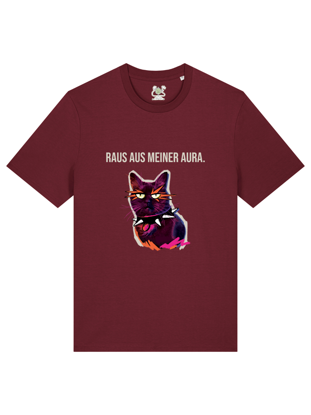 Raus aus meiner Aura - Premium Organic T-Shirt (Unisex Schnitt)