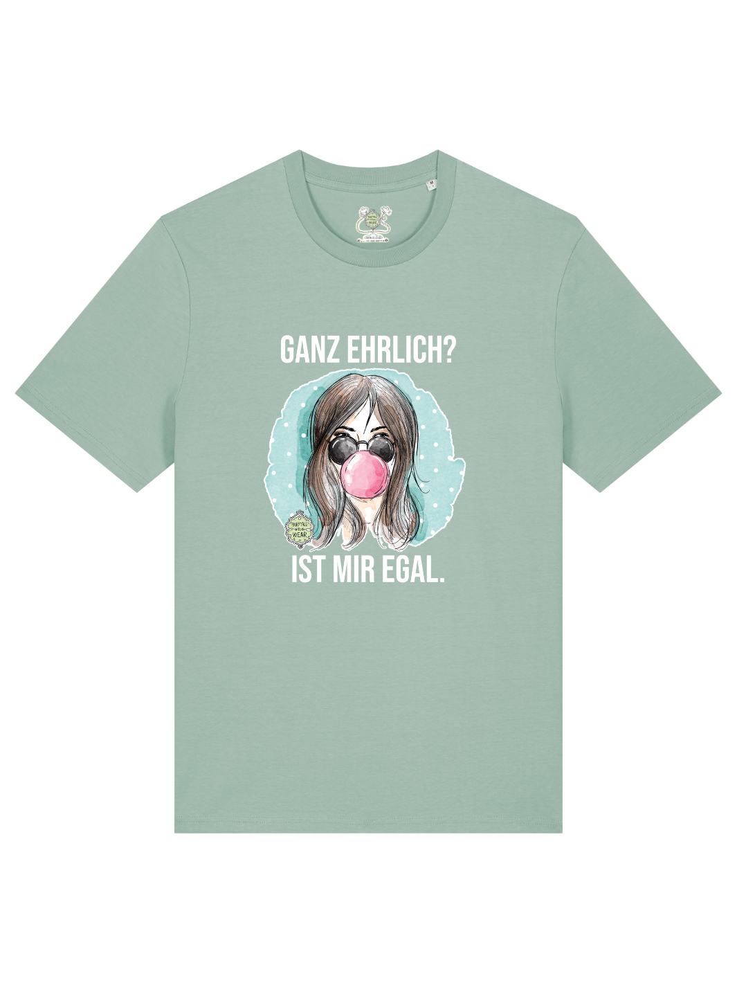 Ganz ehrlich, ist mir egal - Premium Organic T-Shirt (Unisex Schnitt)
