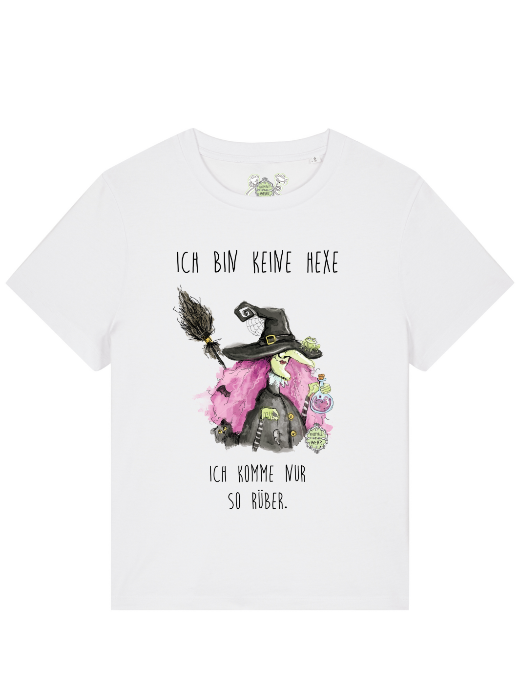 ICH BIN KEINE HEXE, ICH KOMME NUR SO RÜBER  - 100% Bio, Premium T-Shirt